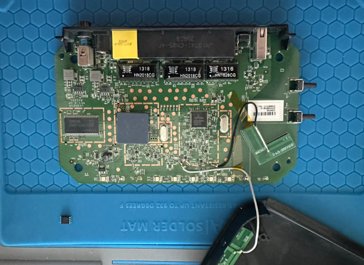 Netgear N600 board view