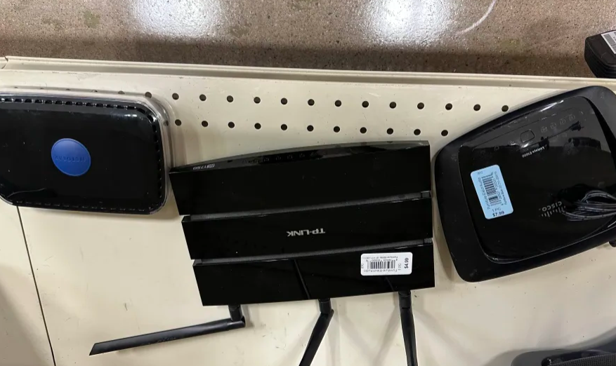 Thrift-store router haul